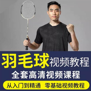 羽毛球视频教程 少儿童成人零基础自学课程 战术训练教学技巧培训-闲鱼虚拟仓