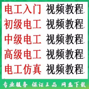 电工自学教程 零基础初学初中高级资料电工仿真教学-闲鱼虚拟仓