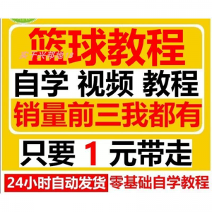 篮球教程 教学训练 教学课程 基础打篮球技巧 街球零基础入门-闲鱼虚拟仓