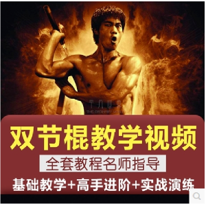 双节棍教程 双截棍教学 全套两节棍 初学者 入门实战训练技巧方法-闲鱼虚拟仓