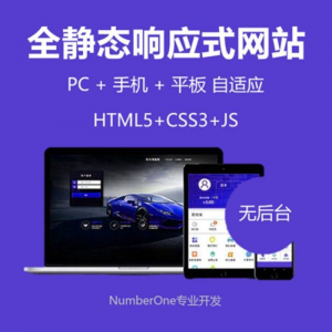 静态html5 响应式css炫酷企业设计模板 中文源码 手机 自适应网页-闲鱼虚拟仓