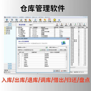 仓库管理软件单机版 出入库 进销存 采购 进货 出库 销售 库存系统excel-闲鱼虚拟仓
