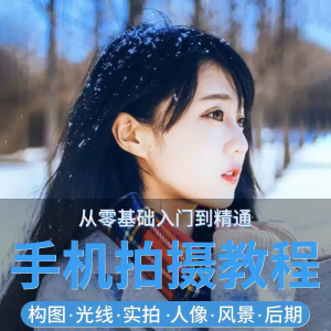 手机摄影教程 snapseed 人像后期 修图 拍摄 拍照课程 从入门到精通-闲鱼虚拟仓