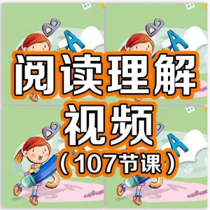 阅读理解 小学 视频课程 教程 技巧 电子版 小学 三四五六年级通用-闲鱼虚拟仓